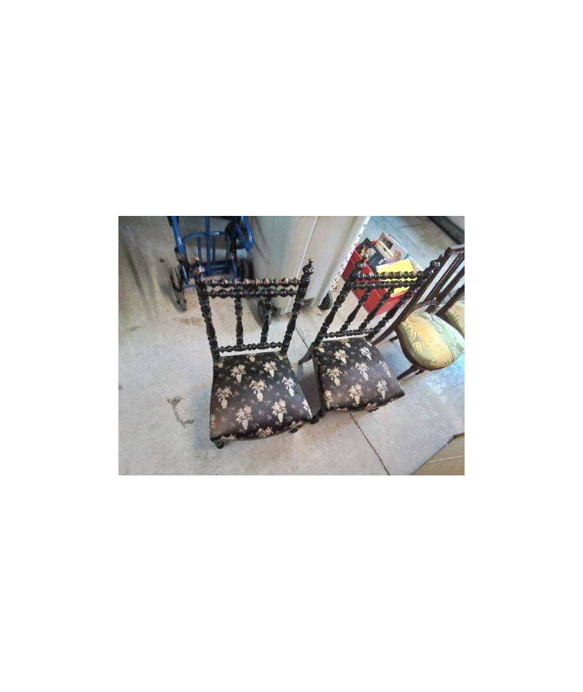 CHAISE BASSE DE STYLE NAPOLEON III