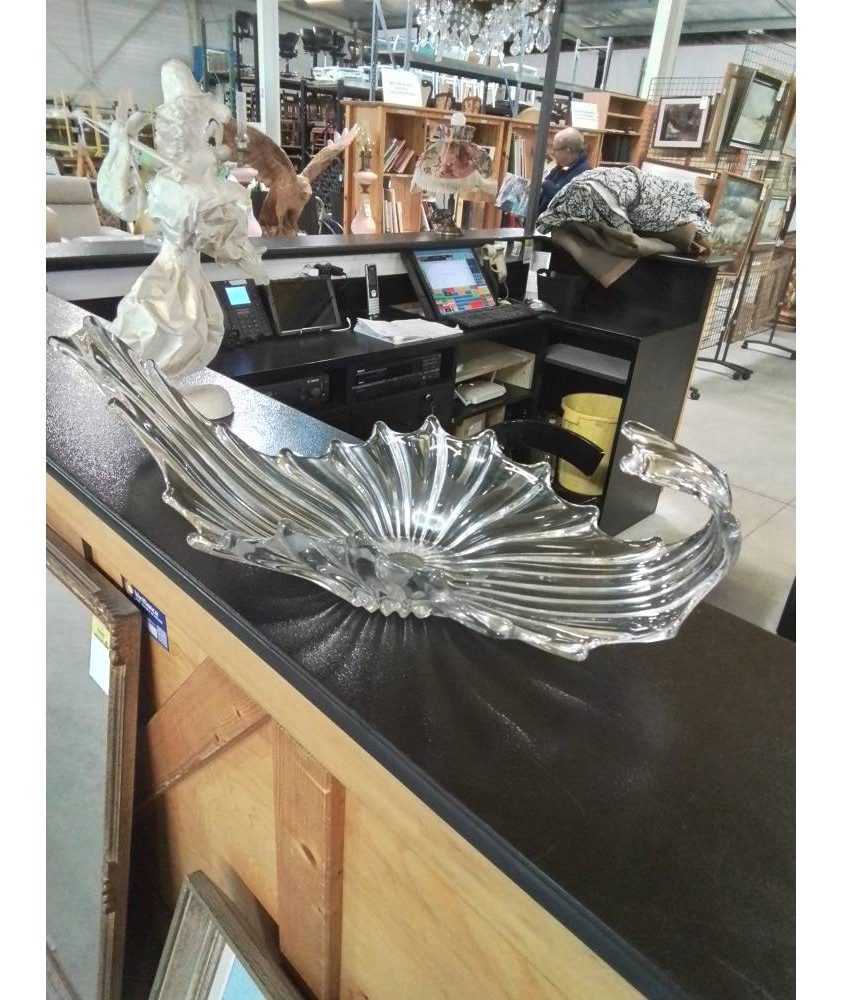 COUPE OBLONGUE VERRE 55CM