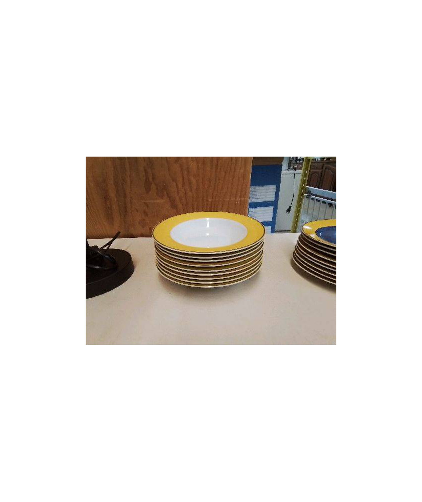 ASSIETTES CREUSES ESPRIT PROVENCALE