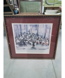 LITHOGRAPHIE NUMÉROTÉE ET CONTRESIGNÉE L’ORCHESTRE LEBOURGEOIS