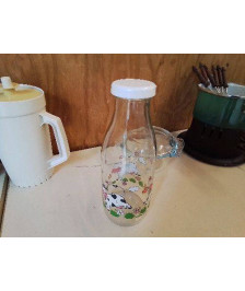 BOUTEILLE EN VERRE VACHE 