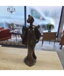BRONZE ART NOUVEAU SIGNÉ JEAN GAUTHERIN