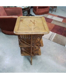 BIBLIOTHEQUE TOURNANT SIGNÉE ÉMILE GALLÉ