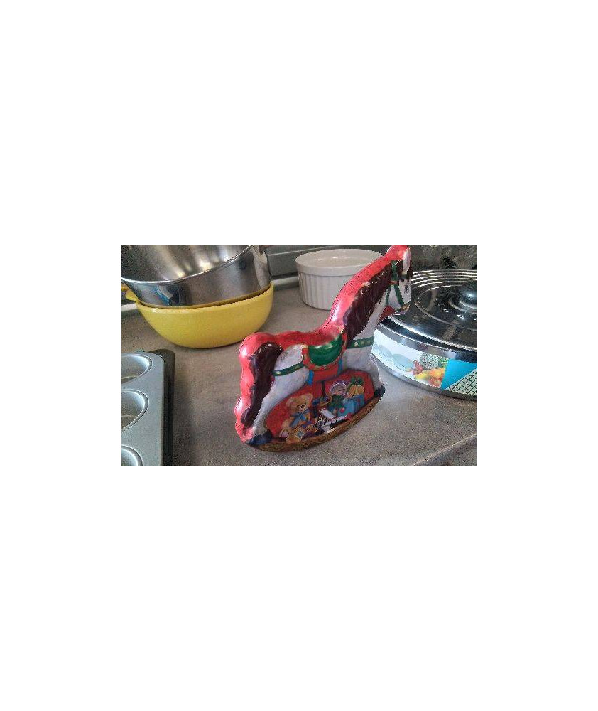 DECO BOITE METAL - CHEVAL 