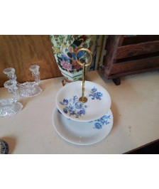 PLATEAU DE DEGUSTATION MOTIF FLORAL 