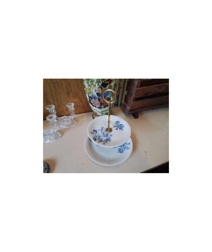 PLATEAU DE DEGUSTATION MOTIF FLORAL 