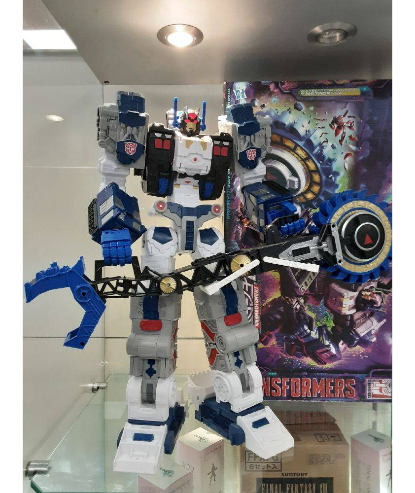 FIGURINE TRANSFORMERS LEGACY 55CM METROPLEX CYBERTRON UNIVERSE