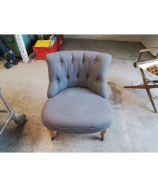 FAUTEUIL CRAPAUD GRIS 
