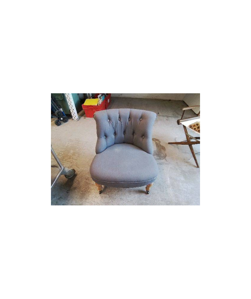 FAUTEUIL CRAPAUD GRIS 
