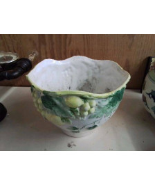 CACHE POT MOTIF FLORAL 