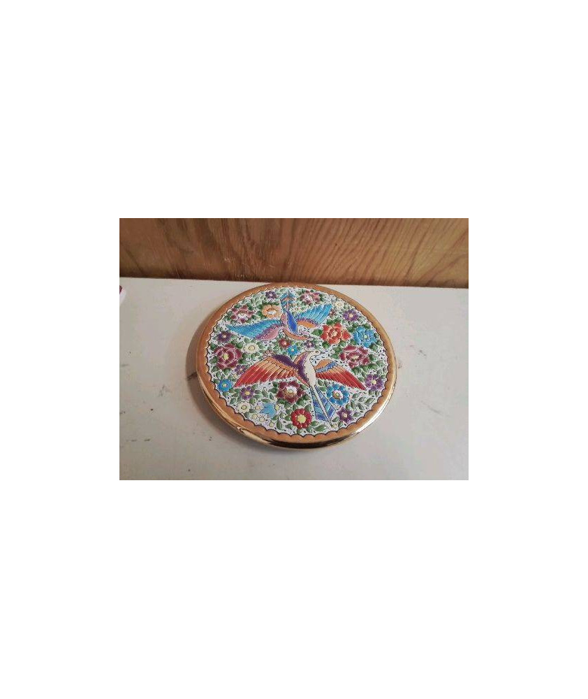 DESSOUS DE PLAT MOTIF OISEAUX COLORÉ 