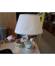 GRANDE LAMPE MOTIF FLORAL 