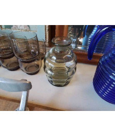 CARAFE EN VERRE FUMÉ 