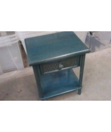 CHEVET ROTIN - 1 TIROIR