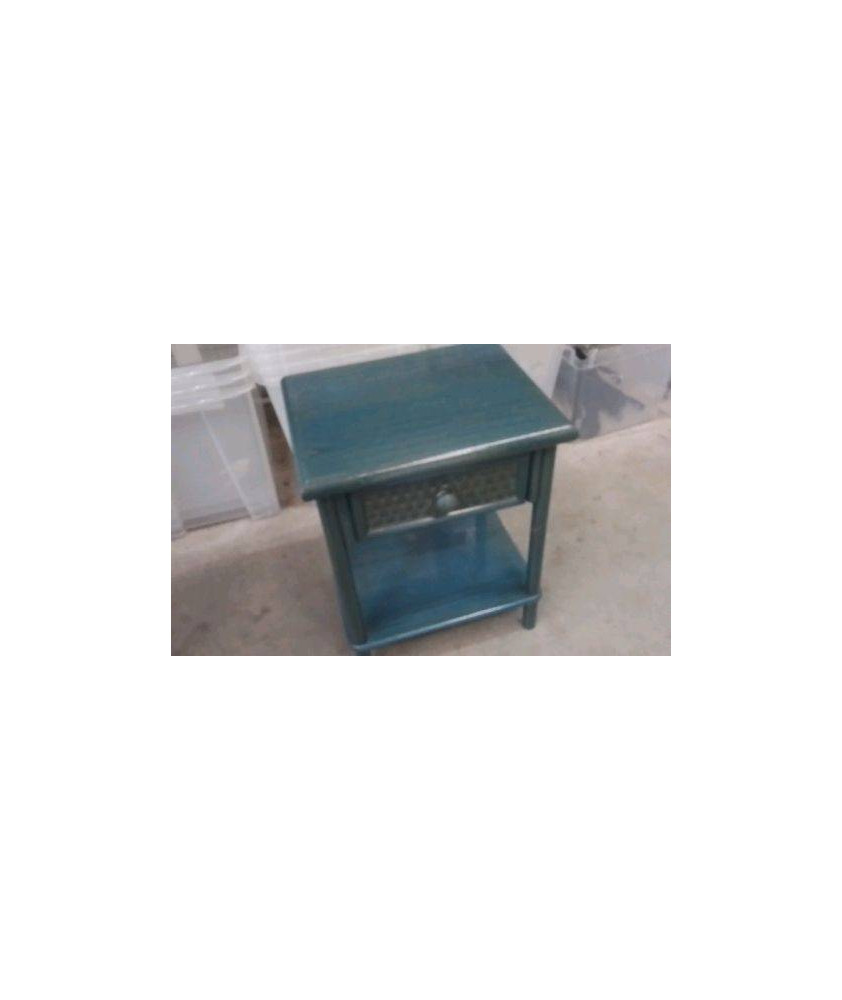 CHEVET ROTIN - 1 TIROIR