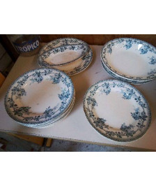 ASSIETTE PLATE TERRE DE FER