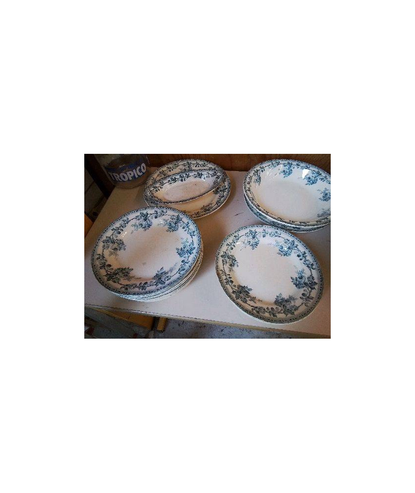 ASSIETTE PLATE TERRE DE FER