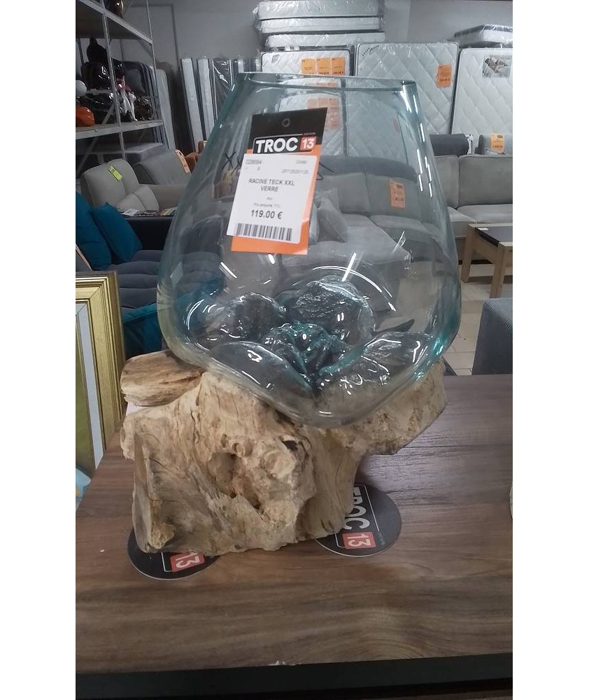 RACINE TECK XXL VERRE 