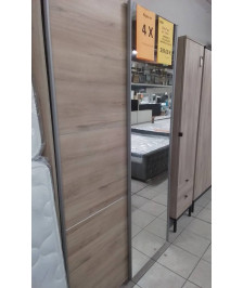 ARMOIRE 2P COULISSANTE MIROIR EN 3 COLIS