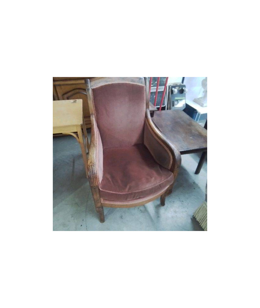 FAUTEUIL TISSU ROSE