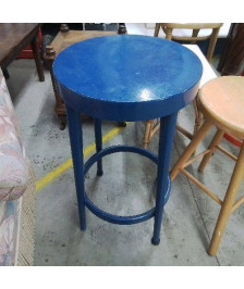 TABOURET HAUT BLEU