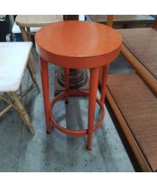 TABOURET HAUT ORANGE