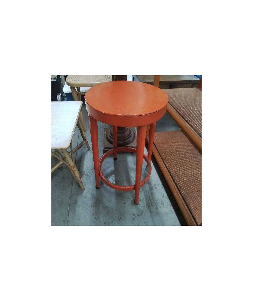 TABOURET HAUT ORANGE