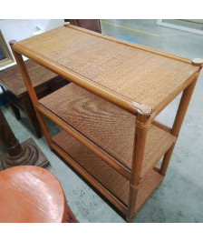 ETAGERE ROTIN TRESSÉ 