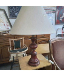 LAMPE PIED BOIS