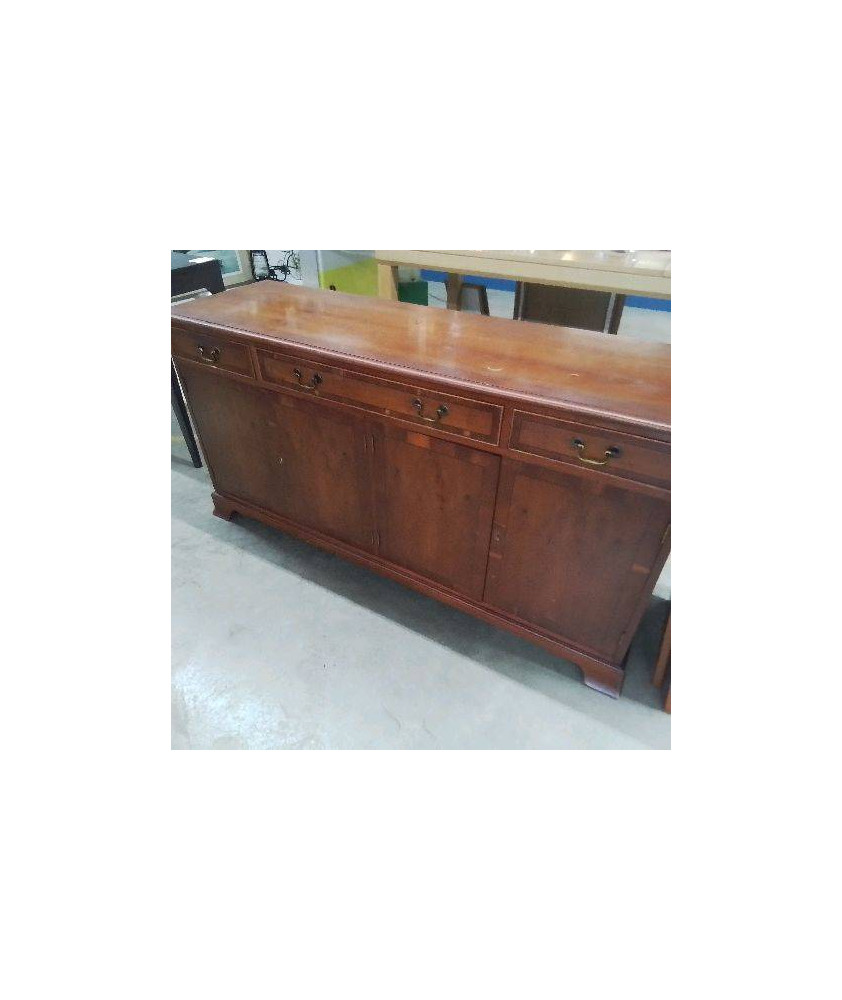 BUFFET BAS 4 PORTES 3 TIROIRS