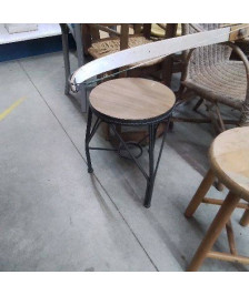 TABOURET BOIS ET FER