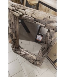 MIROIR RECT 60*80 BOIS FLOTE