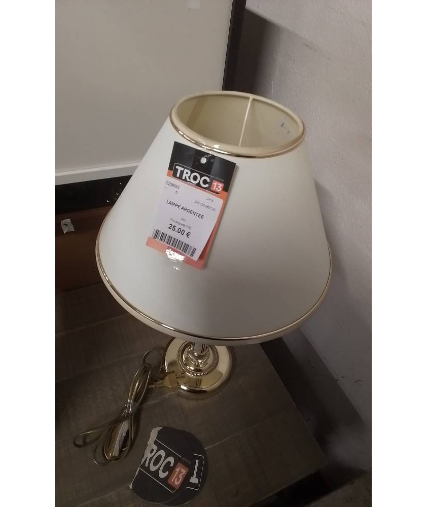 LAMPE ARGENTEE