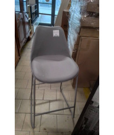 TABOURET DE BAR GRIS