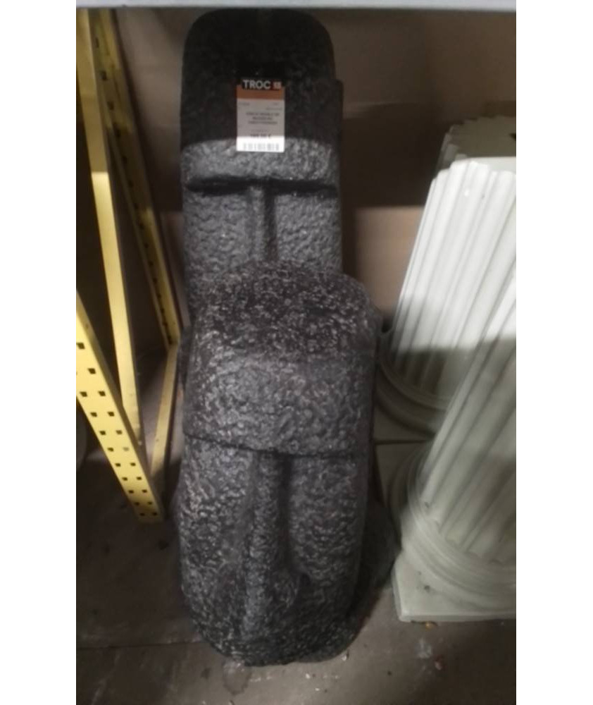 STATUE MOAIILE DE PAQUES 80C CIMENT/FIBRESM