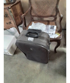 VALISE A ROULETTES TISSU MARRON SO BAG