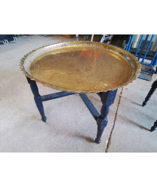 TABLE BASSE PLATEAU MAROCAIN LAITON