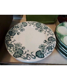 ASSIETTE PLATE MOTIF FLORAL 