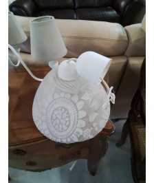 SUSPENSION VERRE GRAVE TEINTÉ 