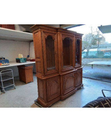 VAISSELIER DOUBLE CORPS EN CHÊNE 