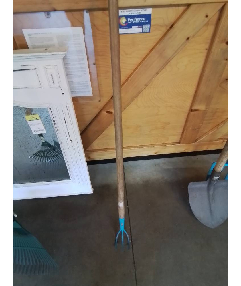 GRIFFE 3 DENTS MÉTAL BLEU