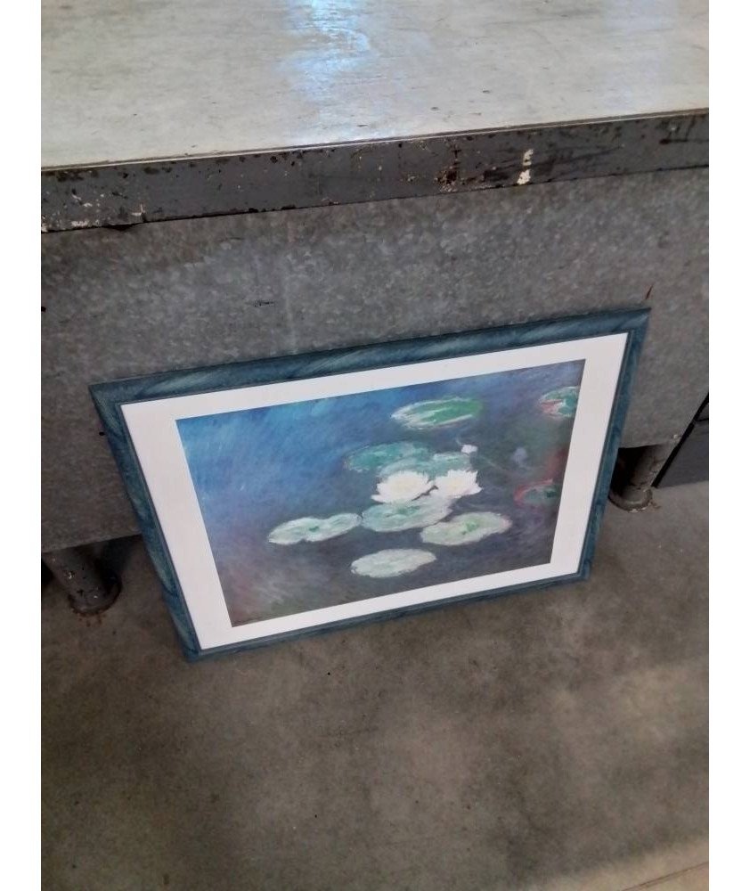 GRAVURE NÉNUPHARS CLAUDE MONET