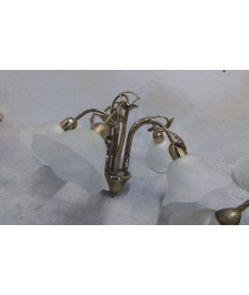 LUSTRE DORE 5 BRANCHES 