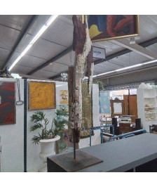 SCULPTURE BOIS SUR SUPPORT