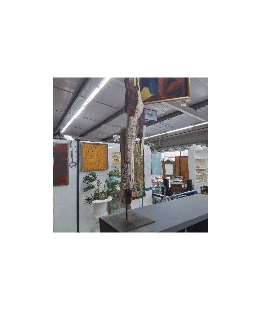 SCULPTURE BOIS SUR SUPPORT