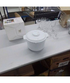 RÉCIPIENT BLANC POUR MICRO-ONDE 