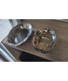 PLAT CREUX OVALE INOX 