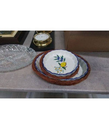 PLATS X2 DANS SUPPORT OSIER 