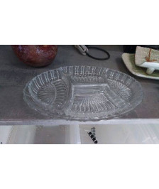 PLAT A COMPARTIMENTS EN VERRE 