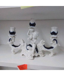 BOUGEOIR PORCELAINE EN L’ETAT